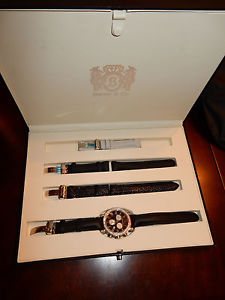 Benny & Co Luxury 3.00ct Diamond Floater Chronograph Watch