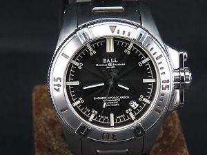 BALL ANTI-MAGNETIC SUBMARINERS 300M 1000FT SWISS STEEL DATE AUTOMATIC MENS WATCH