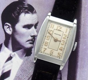 BEAUTIFUL Men's Mint 1936 Waltham 21 Jewel Riverside Wristwatch - SERVICED!