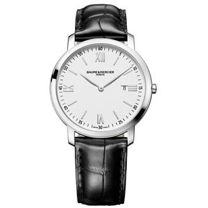 Baume & Mercier "Classima” 39 mm orologio watch quartz ref. M0A10097 new