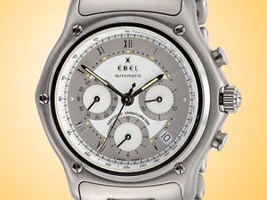 Ebel 1911 Automatic Chronograph Stainless Steel Men's Watch Retail: $5,230