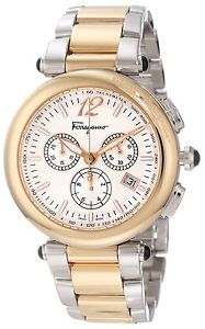 Ferragamo Women's F77LCQ9502 S095 Idillio Chronograph Two-Tone Steel Watch