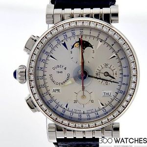 Dubey %26 Schaldenbrand Spiral VIP SS Moonphase Chrono Automatic Diamond Watch