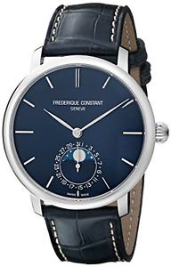 Frederique Constant Mens FC705N4S6 Slim Line Stainless Steel Watch
