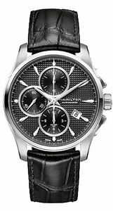 Hamilton Jazzmaster Automatic Leather Chronograph Mens Watch H32596731