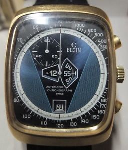 Elgin Crono Jump Date, With Box, Year 1970 Ca, Vintage On Old4You