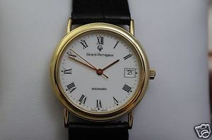 Girard Perregaux 18K gold automatic dress watch, Ref 4799, mint, original box