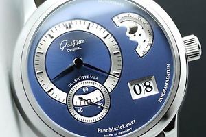 Glashutte Original PanoMaticLunar Watch Blue Automatic Moonphase