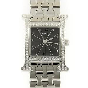 Authentic HERMES HH1.230 H Watch  Quartz  #260-001-611-9307
