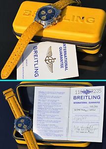 chrono BREITLING CHRONOMAT 81950 acciaio oro del 1989 con box e garanzia