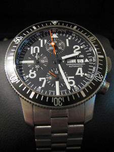Fortis 638.10.141.3 B-42 Official Cosmonauts Black Automatic Chronograph