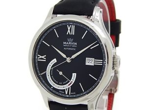 Auth MARVIN M116.13.42.64 SS/Leather belt Men’s Wrist Watches (Y1529594)