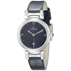 Edox 57002 3C BUIN Womens Blue Analog Watch
