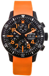 Fortis B-42 Black Mars 500 Automatic Chrono Mens Watch LimitedEd 638.28.13.SI.19