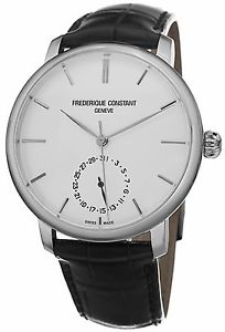 *Frederique Constant Slimline Leather Automatic Mens Watch FC-710S4S6