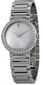 *Movado Concerto Stainless Steel Ladies Watch 0606421