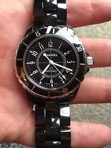 Chanel J12 38mm Automatic Black Watch