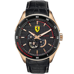 FERRARI Wristwatch GoldPlated Watch Promotional Price %80 Off Special Production
