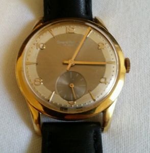 Girard perregaux gold plated automatic mens watch