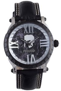 Italico Men's ITCP02-F Colosseum Black IP Black Dial Leather Watch