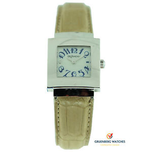 Delaneau 18k White Gold Bali Strap Watch