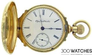 Elgin National Watch Co. 18k Rose Gold Vintage Pocket Watch