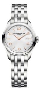 Baume and Mercier Clifton Stainless Steel Ladies Watch M0A10176