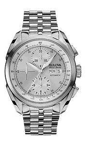 Accu Swiss Tellaro Men's Automatic Watch with Silver Dial Chronograph Display...