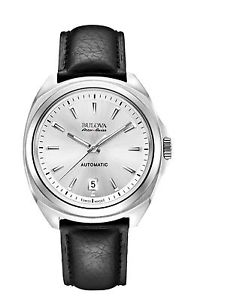 BulovaAccu Swiss Telc Men's Automatic Watch with Silver Dial Analogue Display...