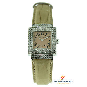Delaneau 18k White Gold Bali Diamond Strap Watch