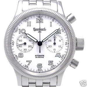 Auth HANHART "Admiral" 715.000B.00  2 Counter Chronograph Automatic, Men's watch