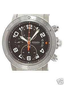 Auth HERMES "Clipper Mechanic Diver Chronograph" CP2.941 Automatic, Men's watch