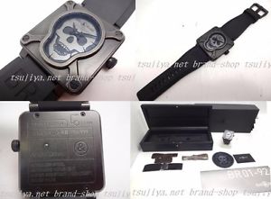 BELL & ROSS Aviation BR01-92 Airborne 2 II Skull 999 Limited Watch Excellect++