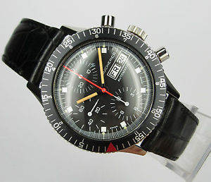 Vintage & Rare BUCHERER chronograph, automatic, day & date, excellent !!