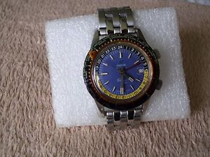 Enicar Sherpa Guide 600 GMT Weltzeituhr