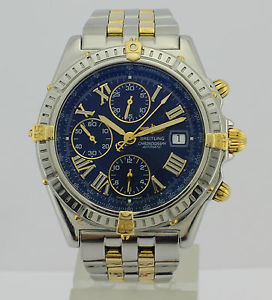 BREITLING CHRONOGRAPH AUTOMATIC STEEL AND 18K GOLD B13055
