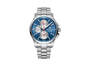 Maurice Lacroix Pontos Chronograph Automatic Watch, ML 112, Day, Blue, Bracelet