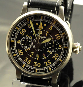 WONDERFUL HOMAGE WATCH Luftwaffe"Observers" watch style  Chronograph Minerva