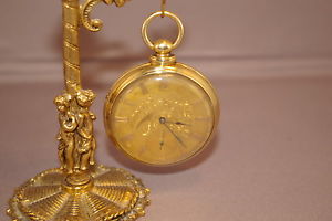 1850’s - J. H. MULFORD, 4 Star Pocket Watch, 18 Kt. Gold, 10-12 Jewels, Only 4-5