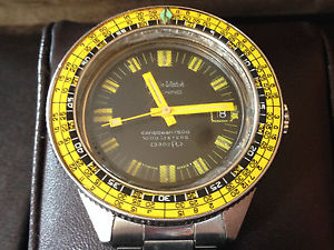 Vintage Philip Watch HI SWING Caribbean 1500 1000Mt scatola