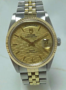 VINTAGE MEN'S TUDOR PRINCE AUTOMATIC DAY-DATE WRIST WATCH