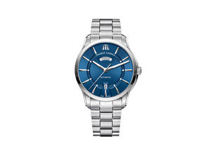 Maurice Lacroix Pontos Day Date Automatic Watch, ML 115, 41mm, Blue, Bracelet