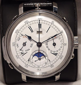 COMPLICATED MINUTE REPEATER CHRONOGRAPH MOONPHASE WITH FULL CALENDAR MOVEMENT