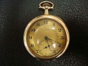 Amazing Antique 14K Solid Gold Pocket Watch Illinois. Retail-$8,500