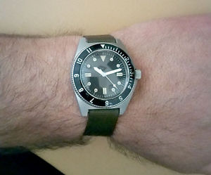 Vintage Benrus Automatic Mil-W-50717 Type 1 Class A Military Diver Watch 1978