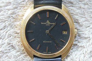 BAUME ET MERCIER - Ancienne montre en OR pour homme