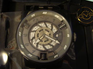 GV2 By Gevril Men's 1303B Motorcycle Sport Automatic Gunmetal/Gray Watch #30/500
