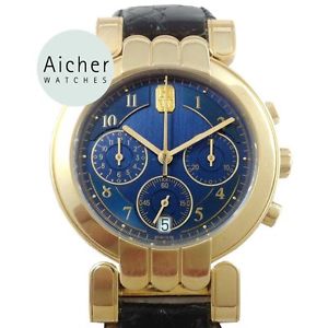 Top Harry Winston Men´s Yellow Solid Gold 18kt Chronograph Premier Uhr Watch