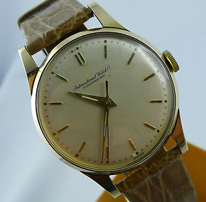 IWC INTERNATIONAL WATCH CO SHAFFHAUSEN CAL.89 ORO 9 KT