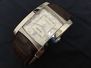Ebel Brasilia Automatic Brown Leather Silver Dial 9120M41 - 2012 model